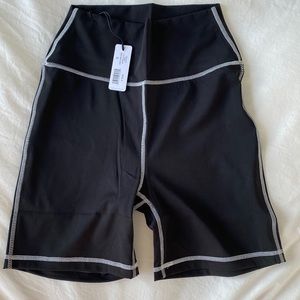 NWT WeWoreWhat Biker Shorts